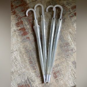 Transparent/Clear Umbrellas